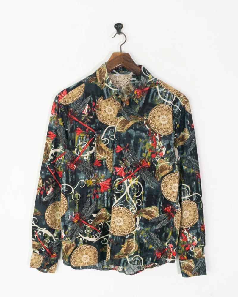 Vintage 90s woman crazy shirt XL - Imagen 2