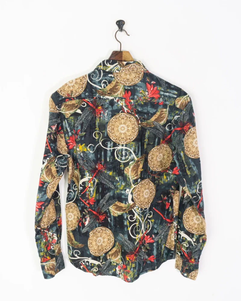 Vintage 90s woman crazy shirt XL - Imagen 4