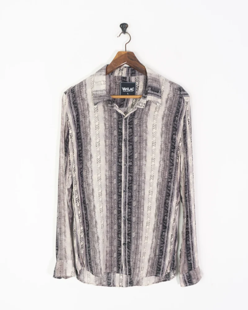Vanlac Y2K black/grey shirt L - Imagen 2
