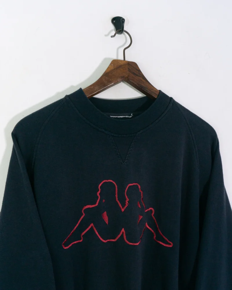 Sudadera Kappa vintage azul marino M - Imagen 3