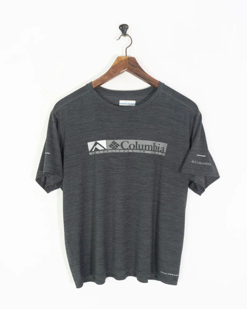 Camiseta deportiva Columbia gris M - Imagen 2
