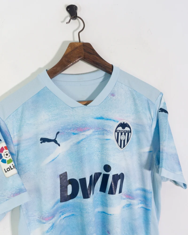 Camiseta deportiva azul/blanco Puma Valencia Cf L - Imagen 3