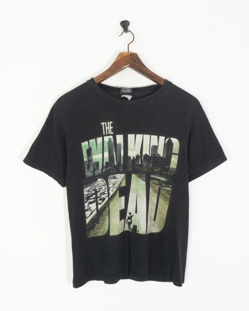 Camiseta promocional The Walking Dead negra 2014 Talla S - Imagen 2