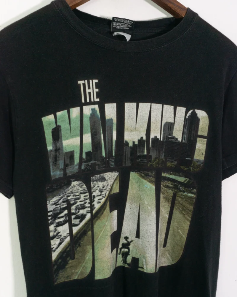 Camiseta promocional The Walking Dead negra 2014 Talla S - Imagen 3