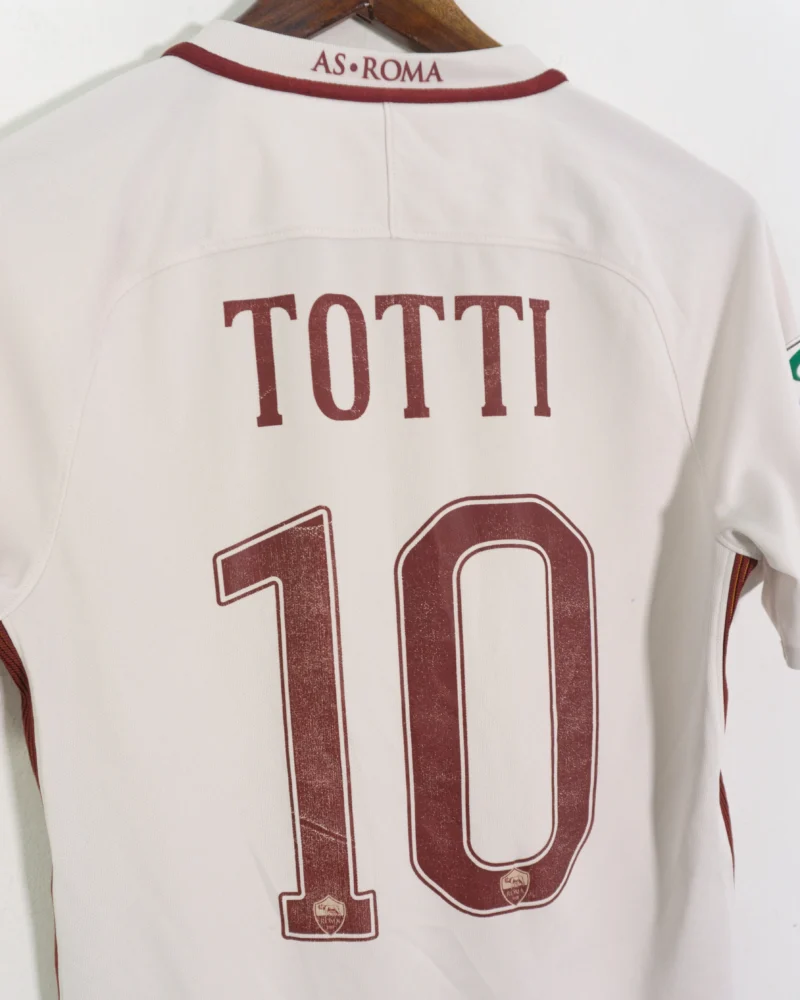 Camiseta deportiva Roma blanca Totti 2016/17 S - Imagen 6