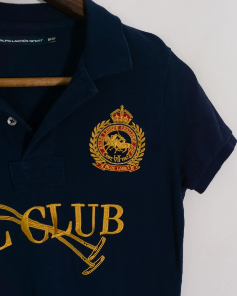 Polo azul marino Ralph Lauren M - Imagen 3