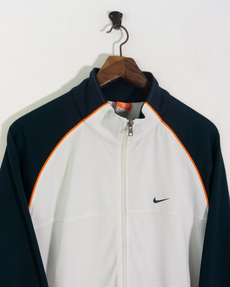 Chaqueta deportiva nike azul marino/ blanco L - Imagen 3