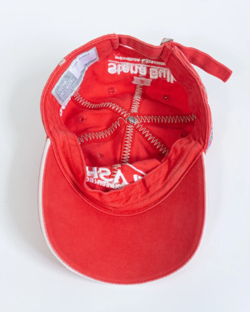Gorra vintage 00s rojo bordado - Imagen 5