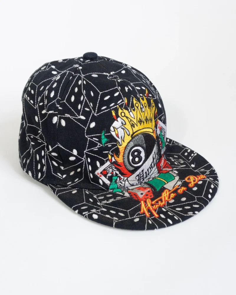 Gorra negra bordado completo Left Side Y2K - Imagen 3
