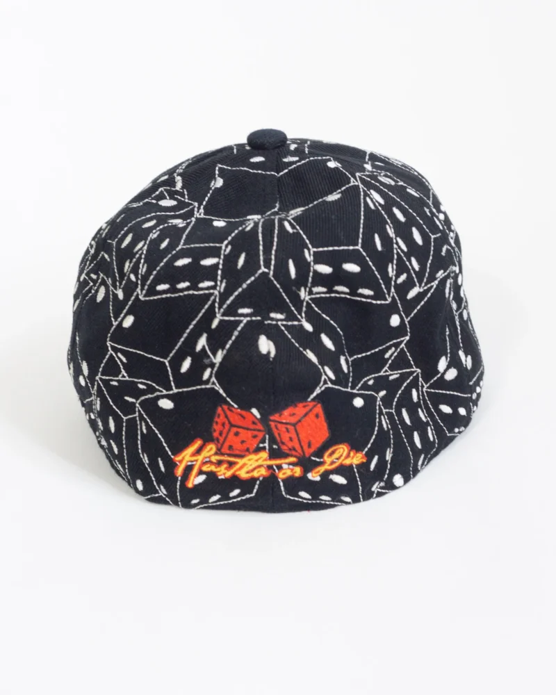 Gorra negra bordado completo Left Side Y2K - Imagen 5