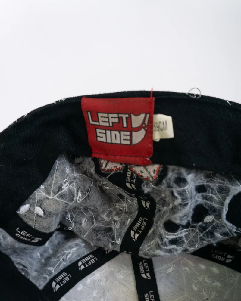 Gorra negra bordado completo Left Side Y2K - Imagen 6