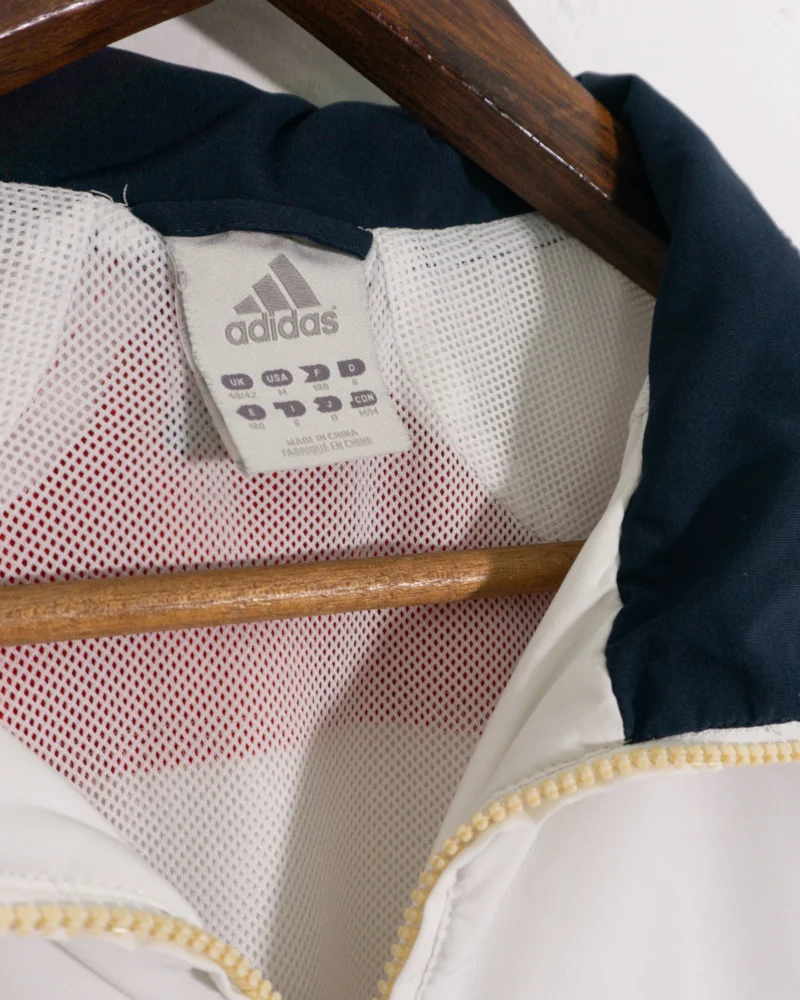 Chaqueta deportiva adidas vintage 00s blanco/azul/rojo L - Imagen 5