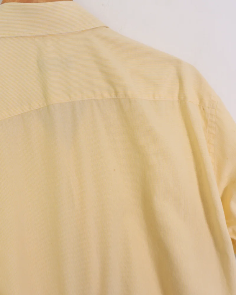 Camisa Burberrys vintage 00s amarilla L - Imagen 5