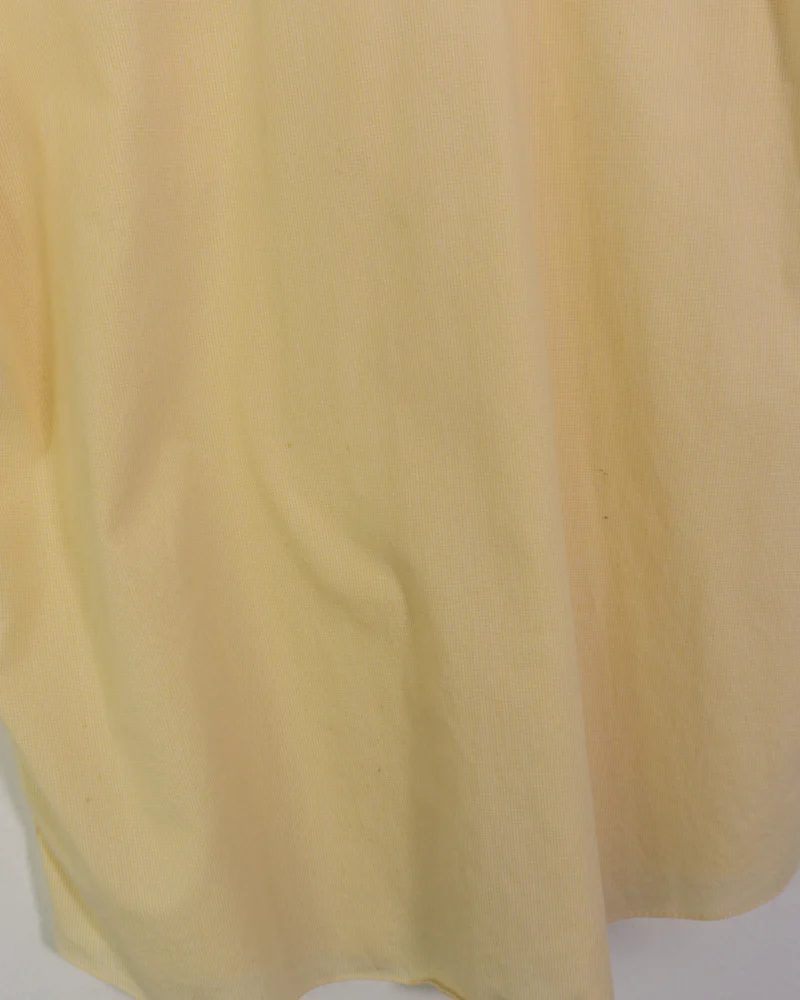 Camisa Burberrys vintage 00s amarilla L - Imagen 7