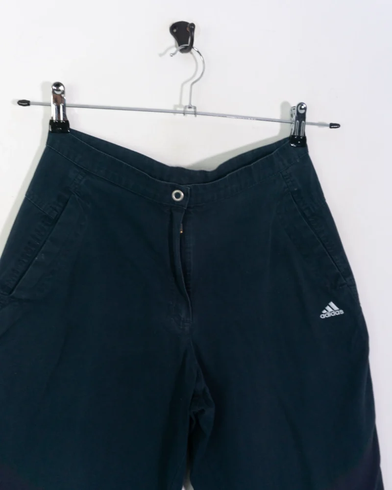 Pantalón pirata azul marino Adidas vintage 00s S - Imagen 3