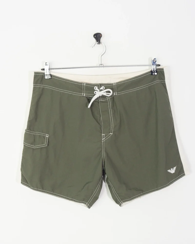 Bañaro Armani verde/beige L - Imagen 2