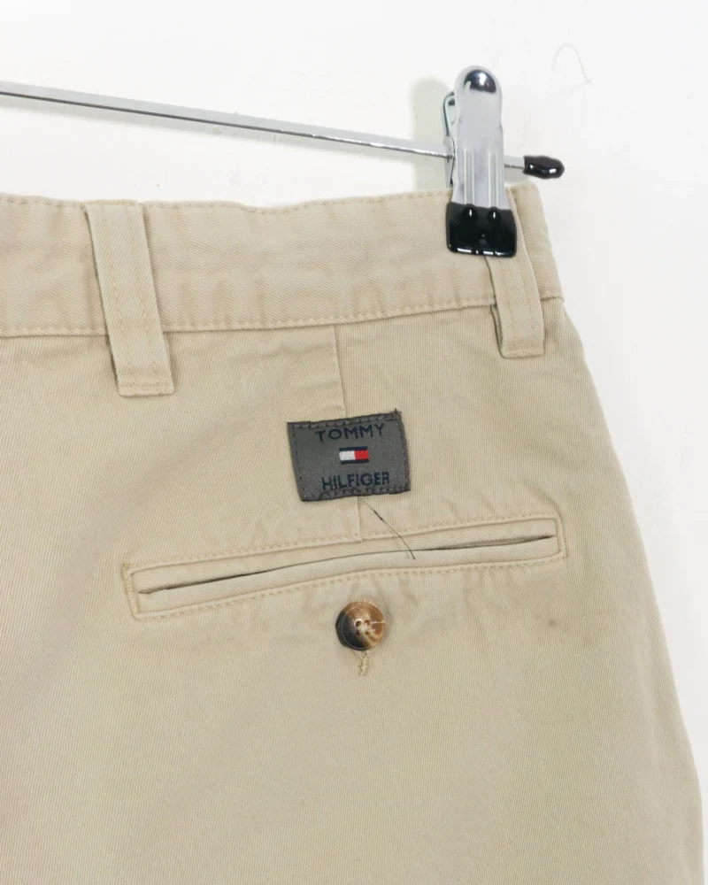 Pantalón corto Tommy Hilfiger vintage 00s beige W32 - Imagen 6