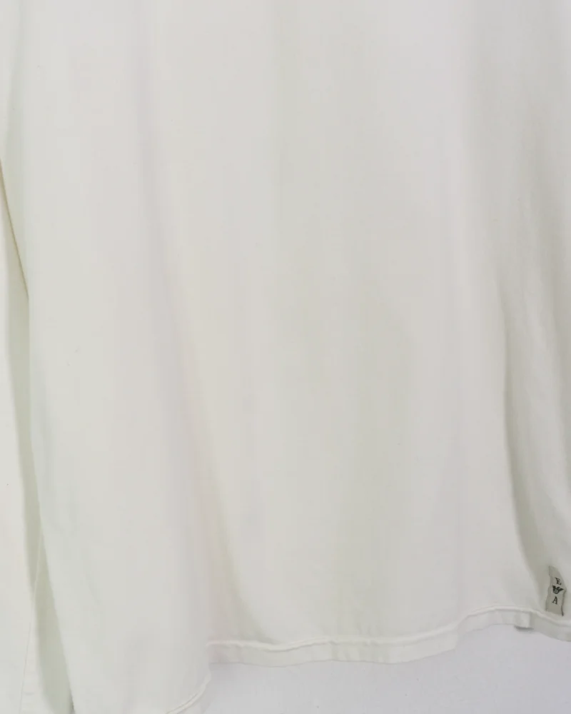 Camiseta manga larga blanca Emporio Armani S - Imagen 3