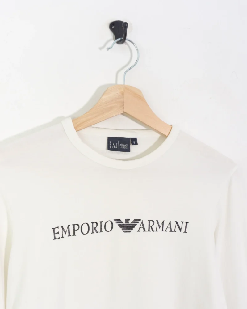 Camiseta manga larga blanca Emporio Armani S - Imagen 6