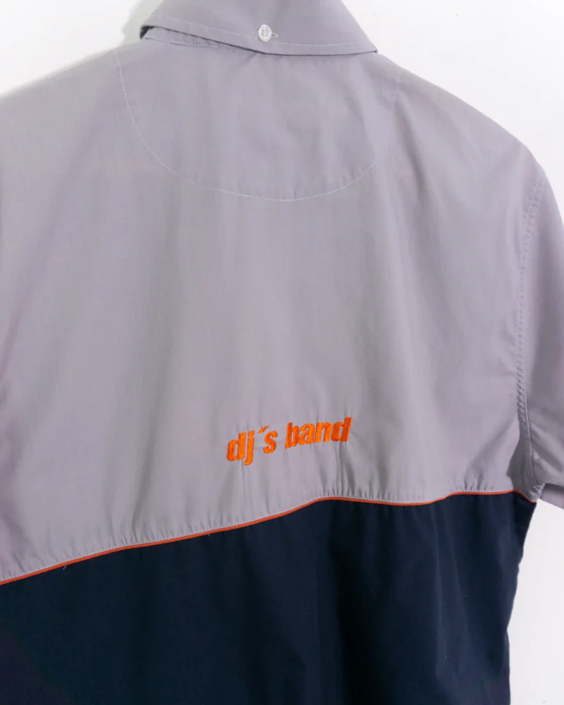 Camisa gris/azul marino Dj´s Band Y2K XL - Imagen 5