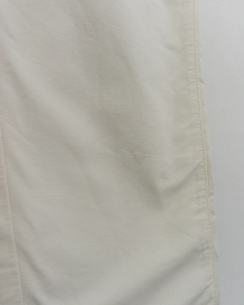 Pantalón blanco Versace vintage 90s 46 - Imagen 6