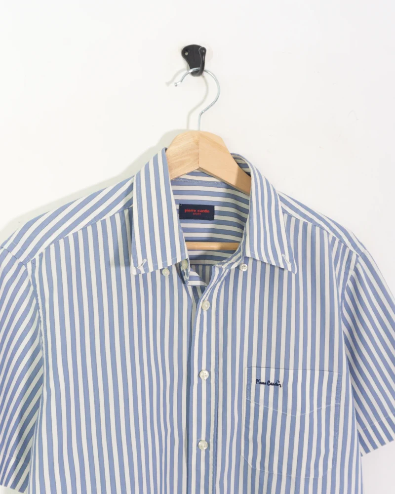 Camisa de rayas Pierre Cardin vintage 00s M - Imagen 3