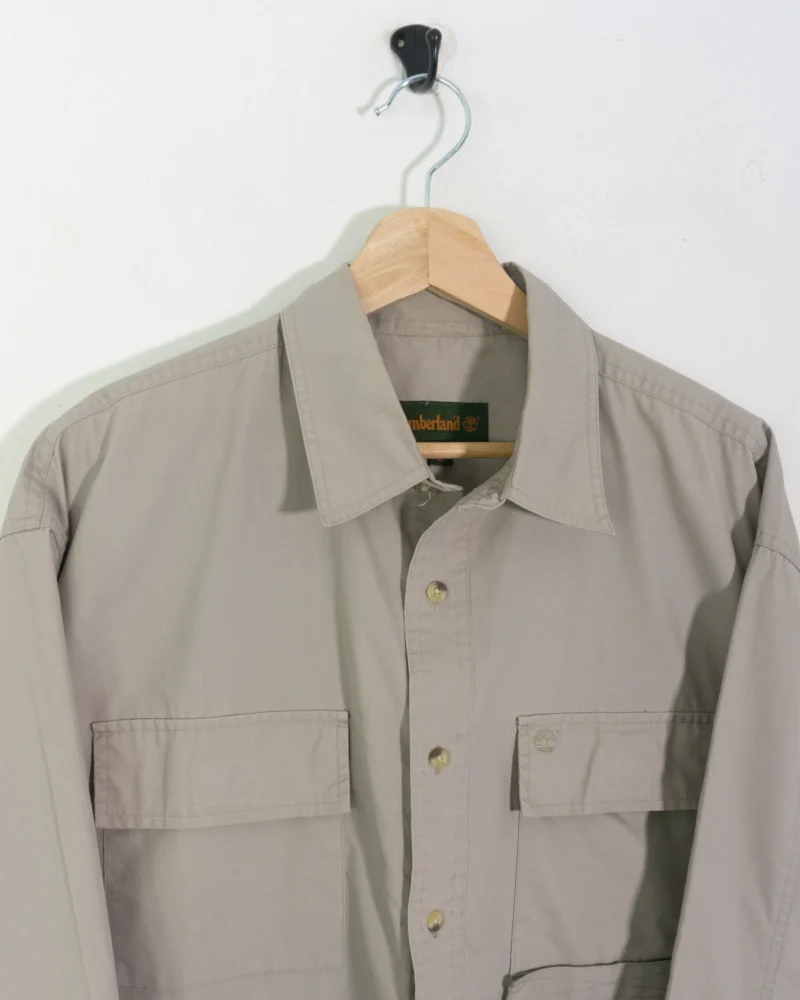 Camisa marrón claro Timberland vintage 00s - Imagen 3