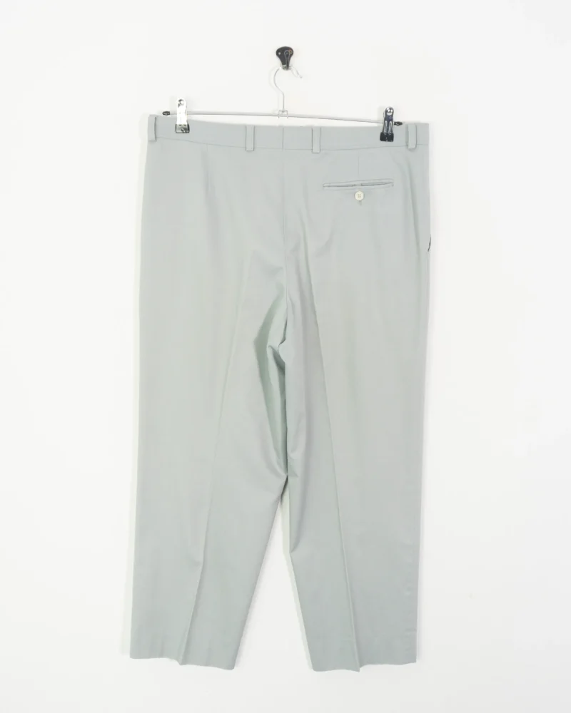 Pantalón de pinza gris Lacoste vintage 90s 46 - Imagen 4