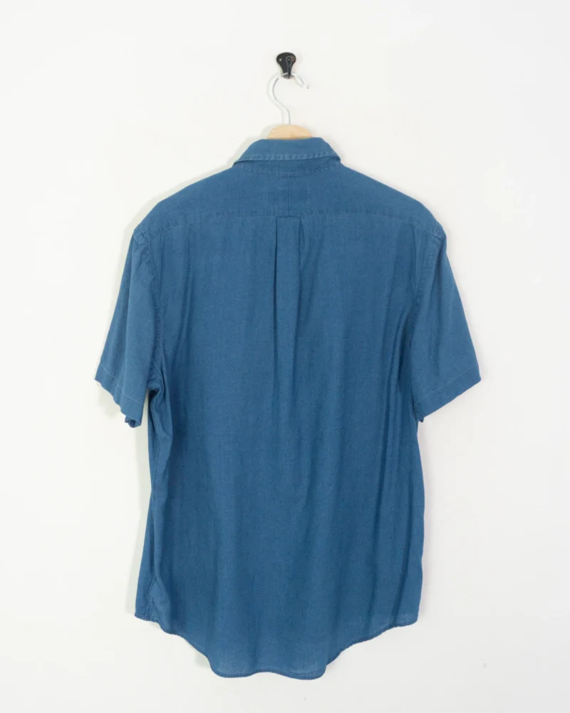 Camisa manga corta algodón Ralph Lauren azul L - Imagen 4