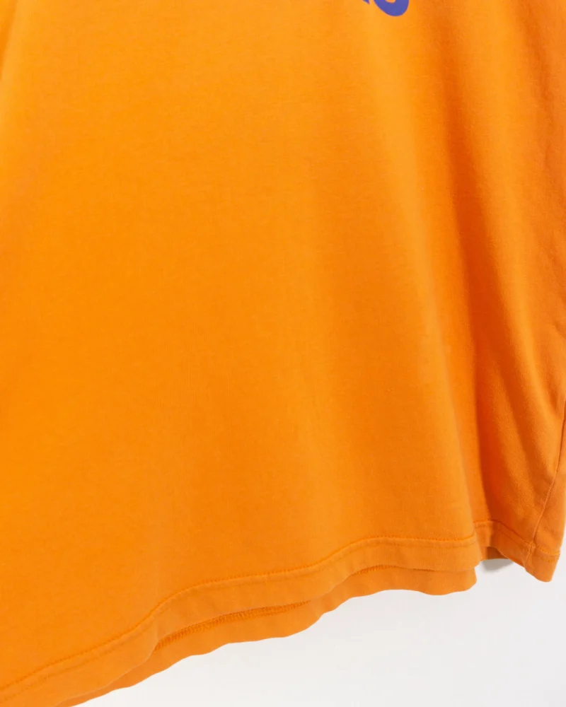Camiseta Adidas vintage 00s naranja/azul M - Imagen 4