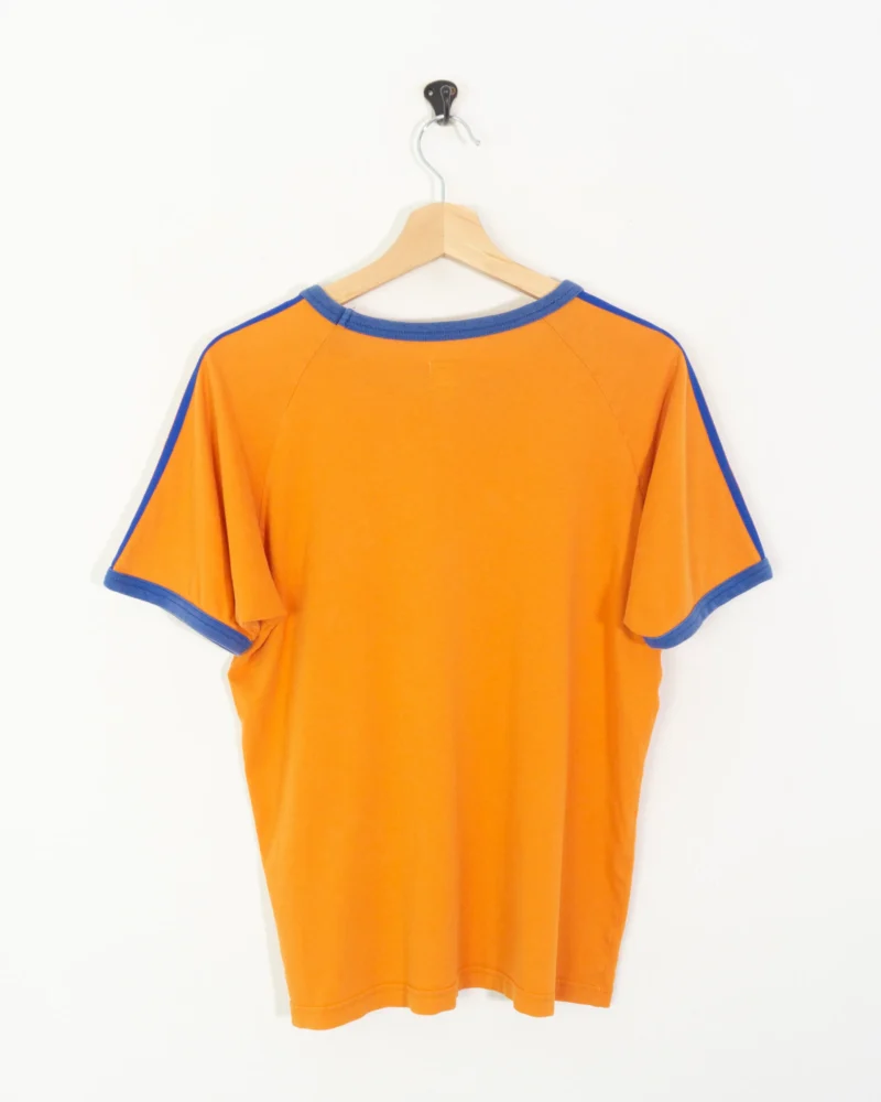 Camiseta Adidas vintage 00s naranja/azul M - Imagen 5