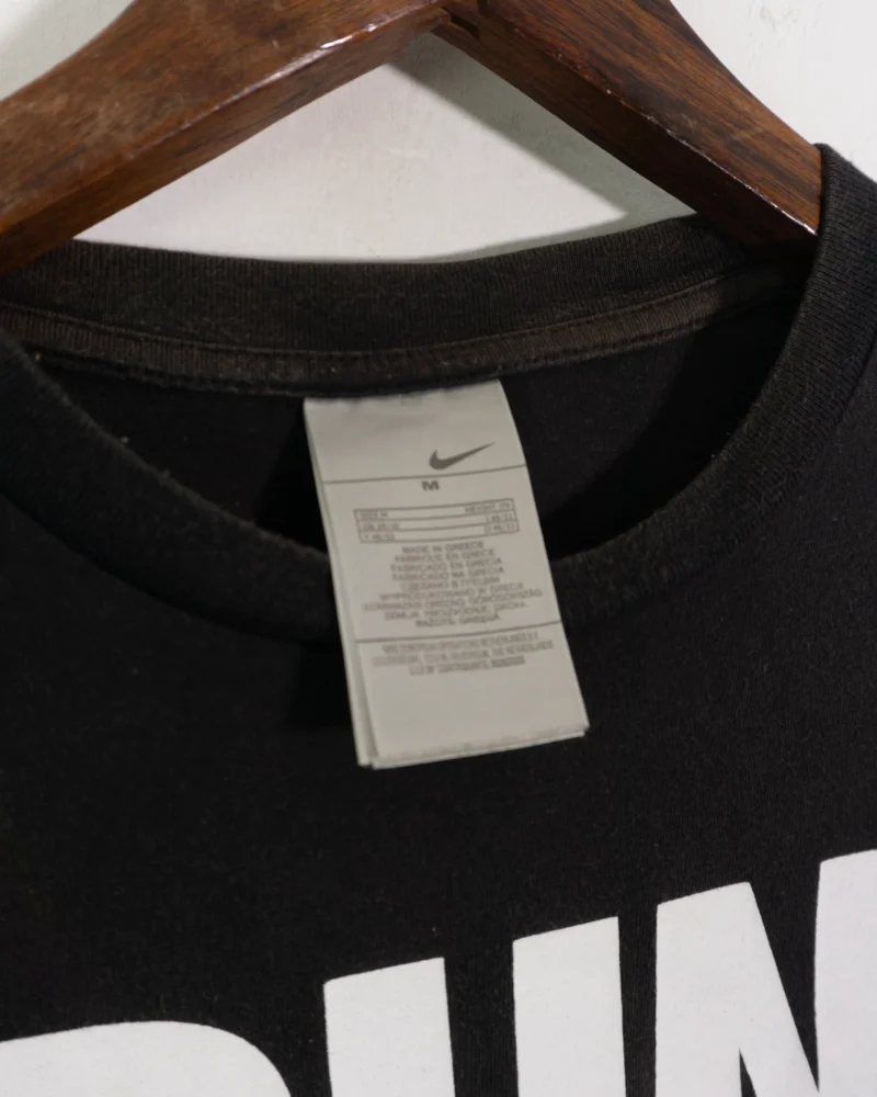 Camiseta nike vintage 00s negra run for your life M - Imagen 5