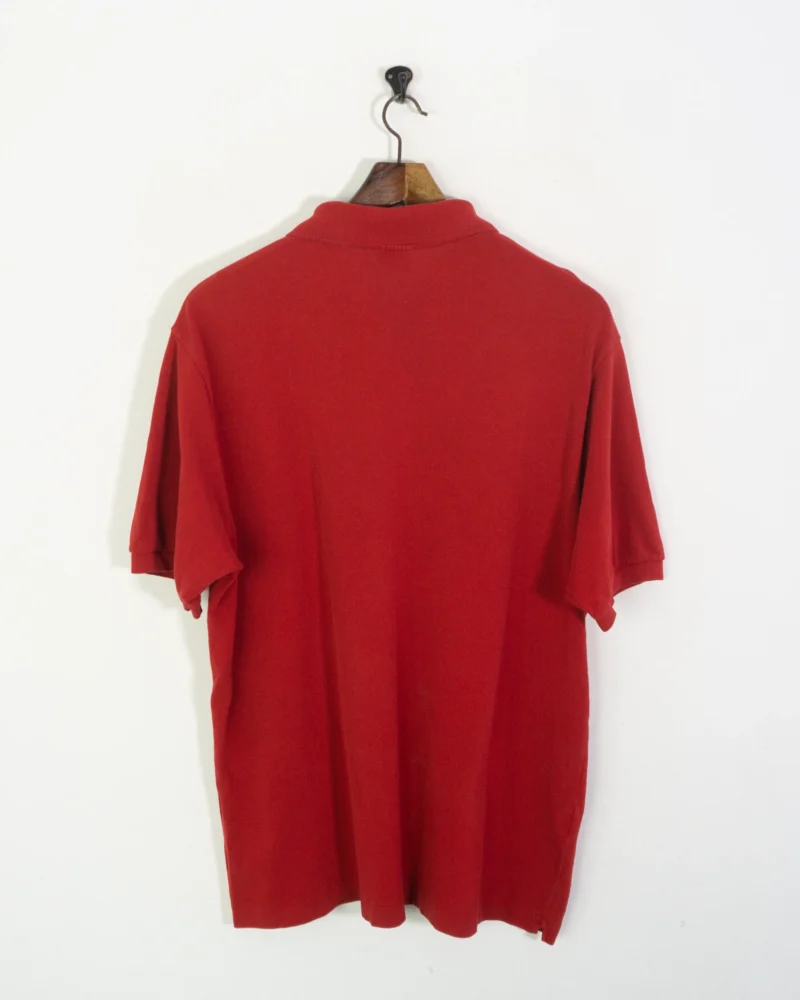 Polo Lacoste vintage 00s rojo XL - Imagen 4