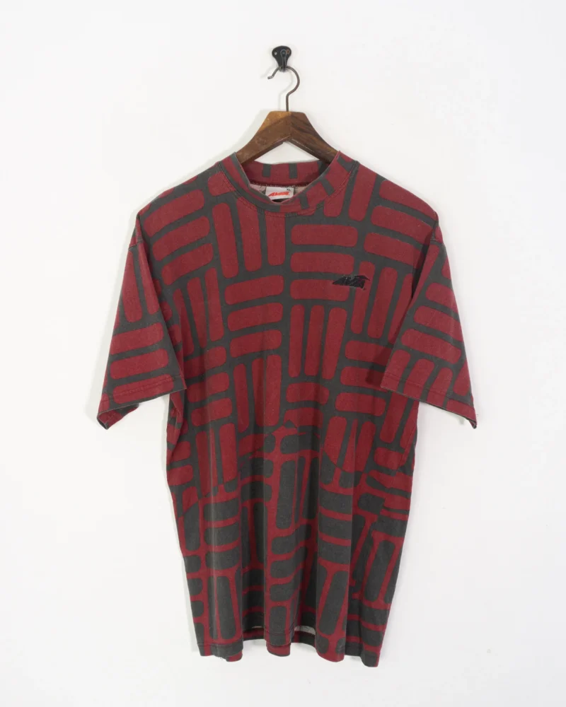 Camiseta Avia vintage 90s rojo/verde XL - Imagen 2