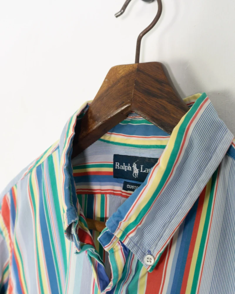 Camisa de rayas Ralph Lauren vintage 90s L - Imagen 4