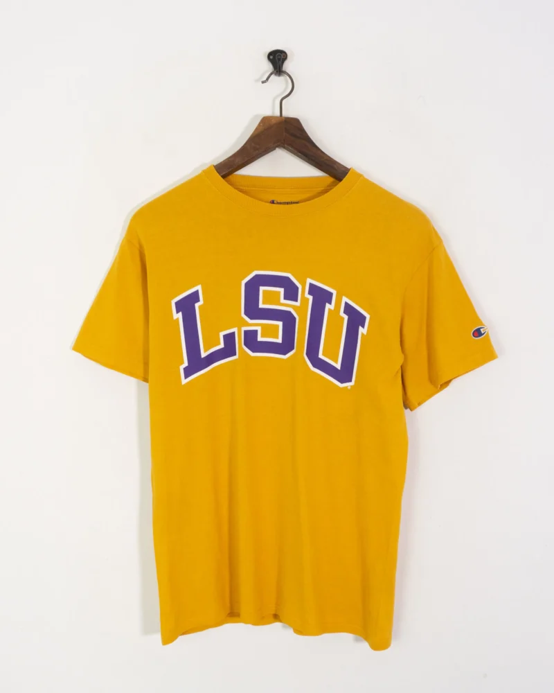 Camiseta Champion LSU amarilla M - Imagen 2