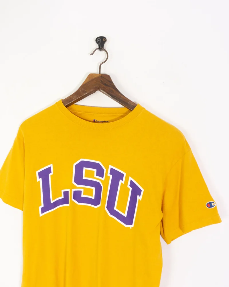 Camiseta Champion LSU amarilla M - Imagen 3