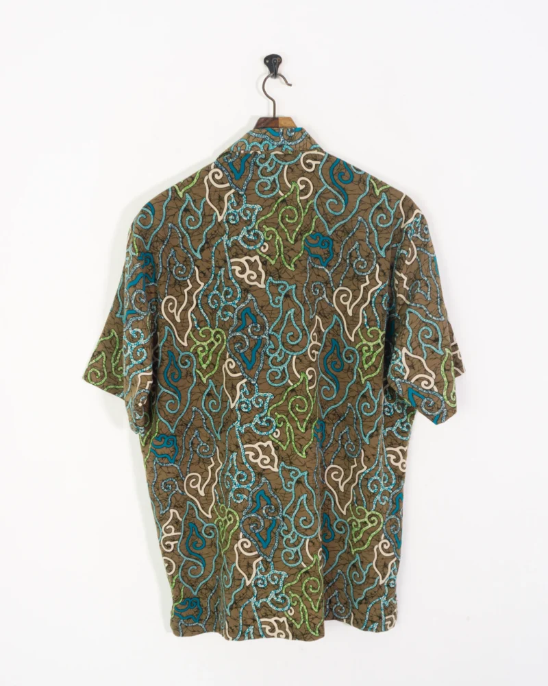 Camisa estampada vintage 90s XL - Imagen 4