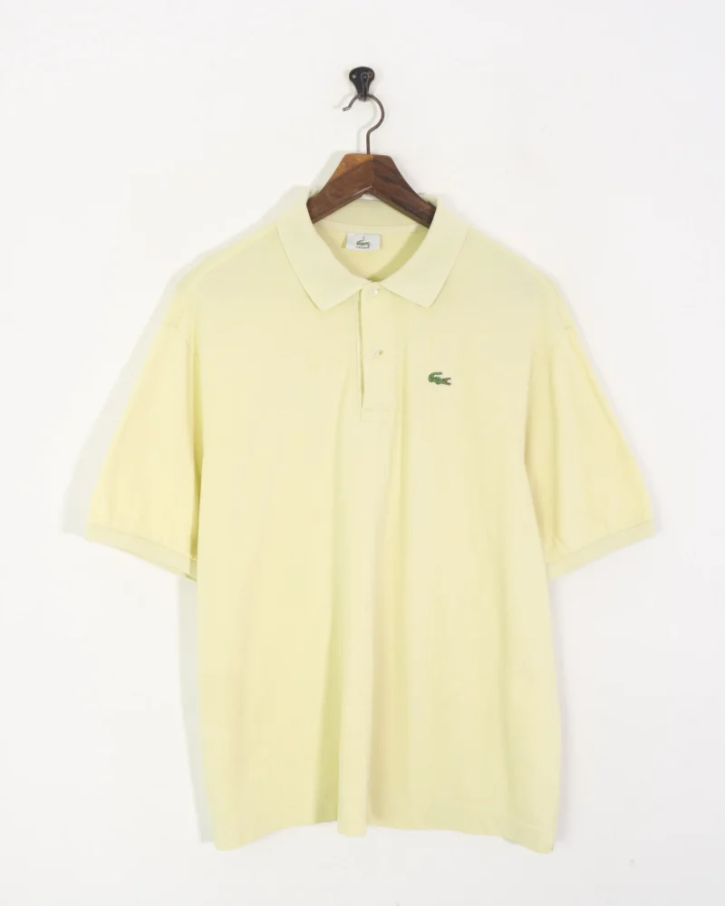 Polo Lacoste vintage 00s amarillo XL - Imagen 2