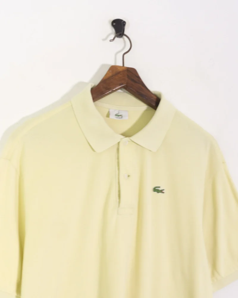 Polo Lacoste vintage 00s amarillo XL - Imagen 3