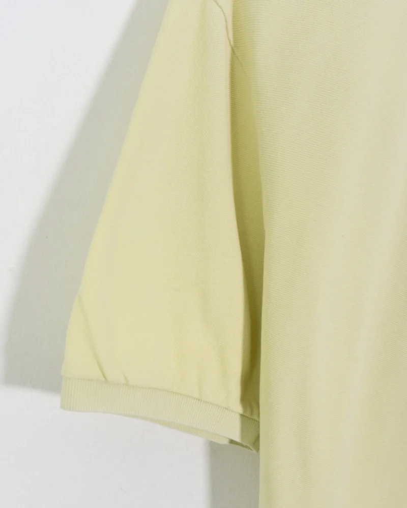 Polo Lacoste vintage 00s amarillo XL - Imagen 4