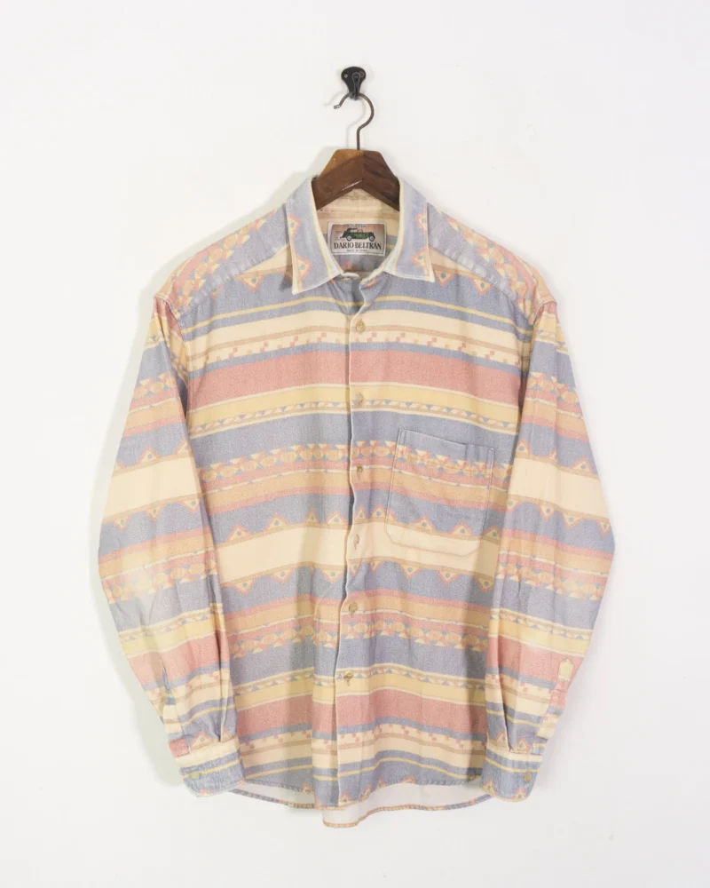 Camisa étnica Dario Beltran vintage 90s L - Imagen 2