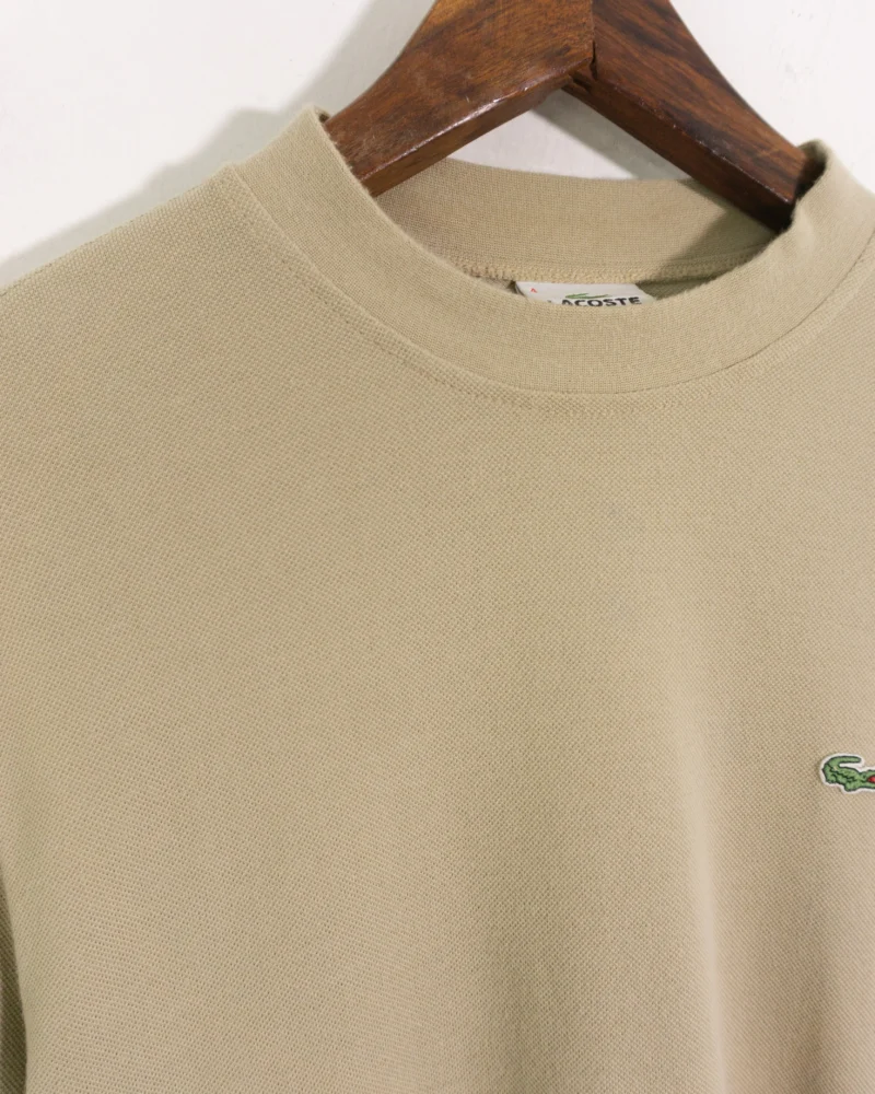 Camiseta Lacoste vintage 00s beige M - Imagen 4