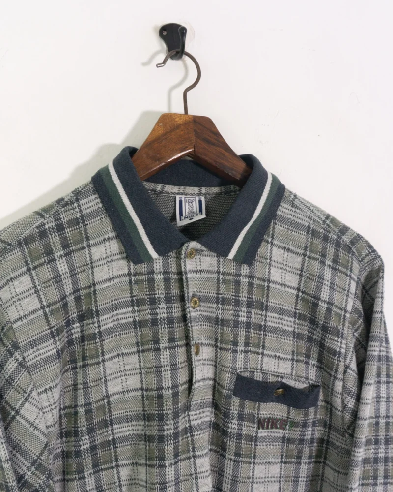 Jersey de botones Nike vintage 90s L - Imagen 3