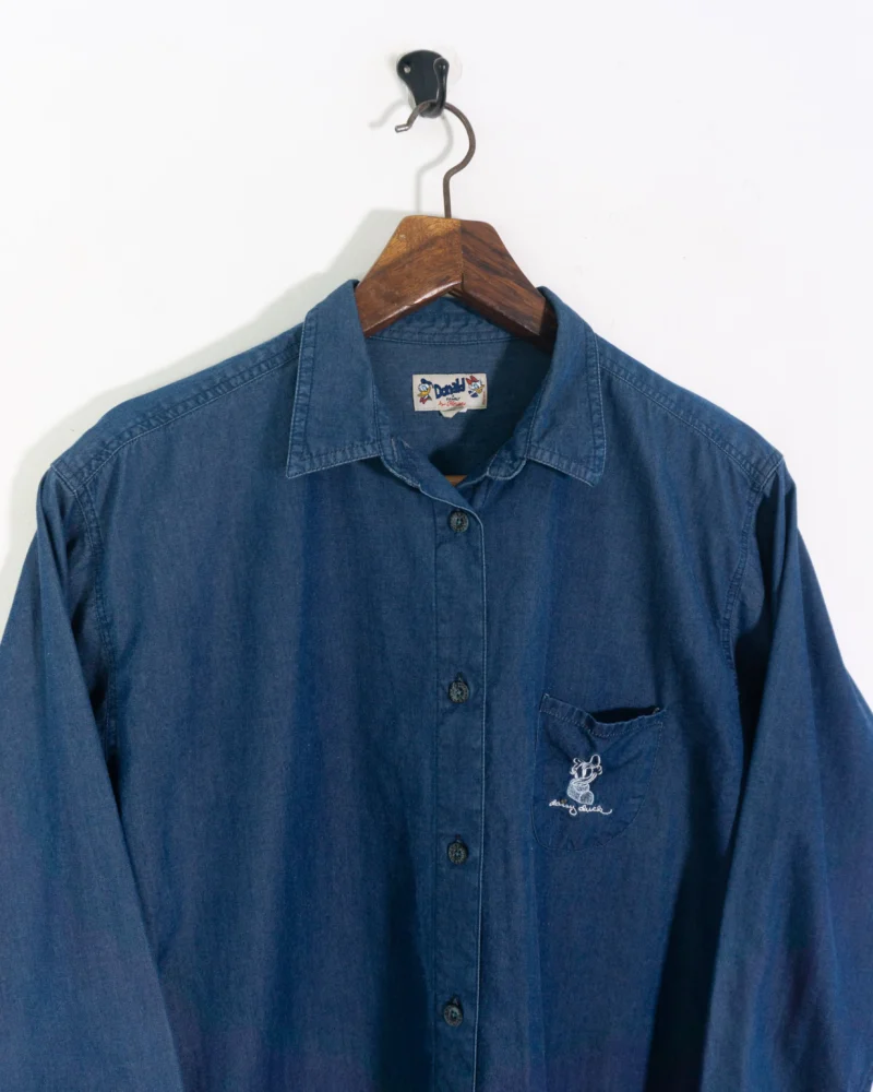 Camisa vaquera Donald vintage 90s M - Imagen 3