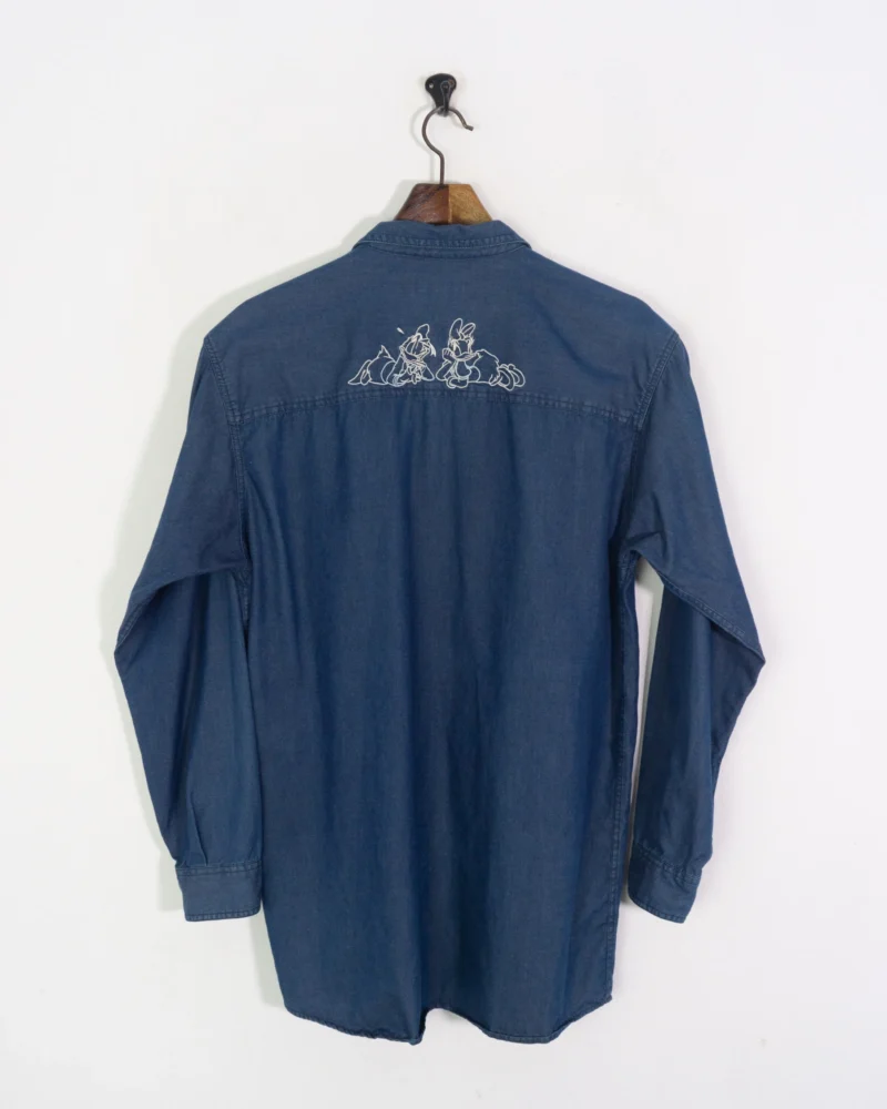 Camisa vaquera Donald vintage 90s M - Imagen 5