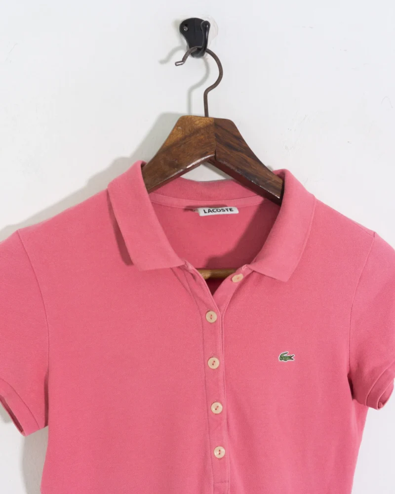 Polo lacoste mujer rosa 36 - Imagen 3