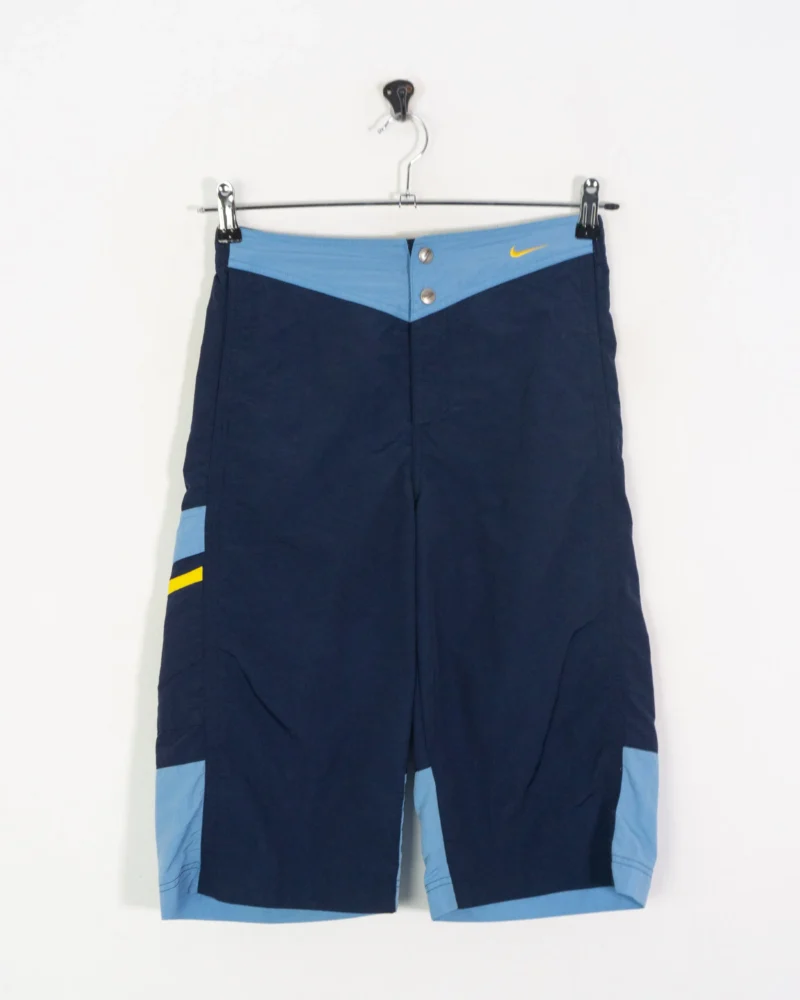 Pantalón pirata Nike vintage 00s azul marino S - Imagen 2