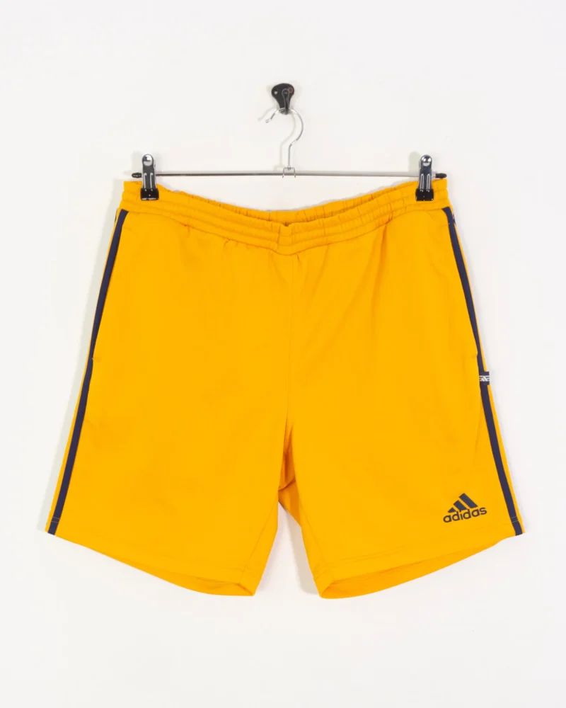 Pantalón corto Adidas vintage 90s amarillo M - Imagen 2