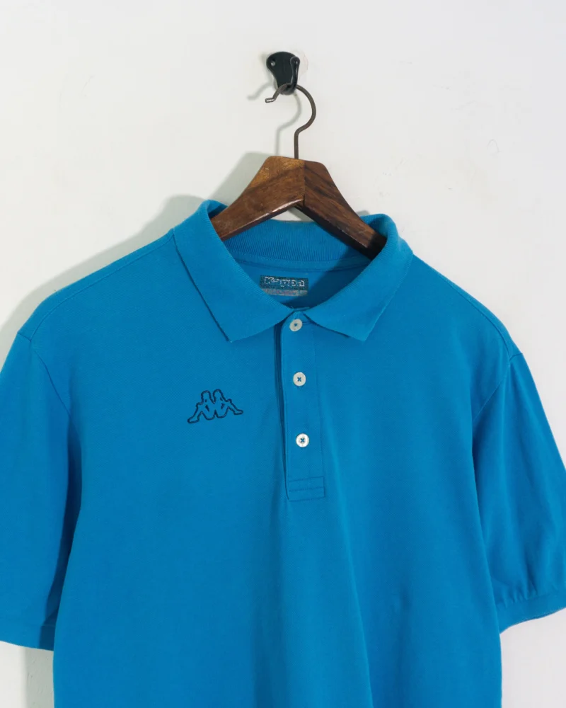 Polo Kappa vintage 00s azul L - Imagen 3